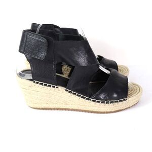 Eileen Fisher Willow Leather Espadrille Sandal 9